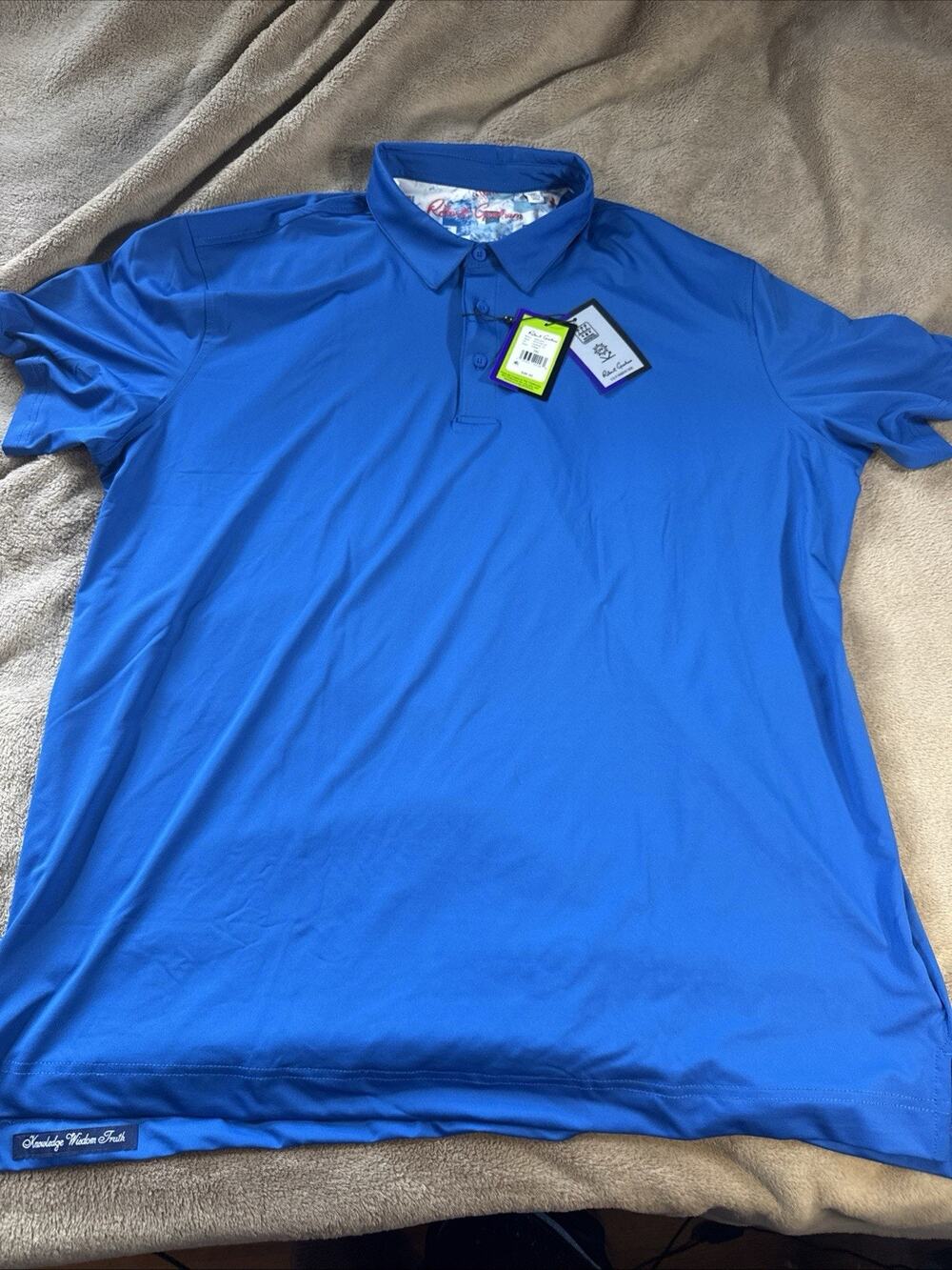 Robert Graham Stretch Golf Short Sleeve Polo Shirt Men Size 2XL XXL Brand New
